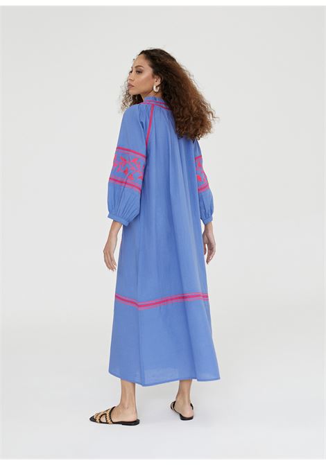 Caftano lungo con ricamo LOLA CASADEMUNT | LS2416061AZUL ELETRICO